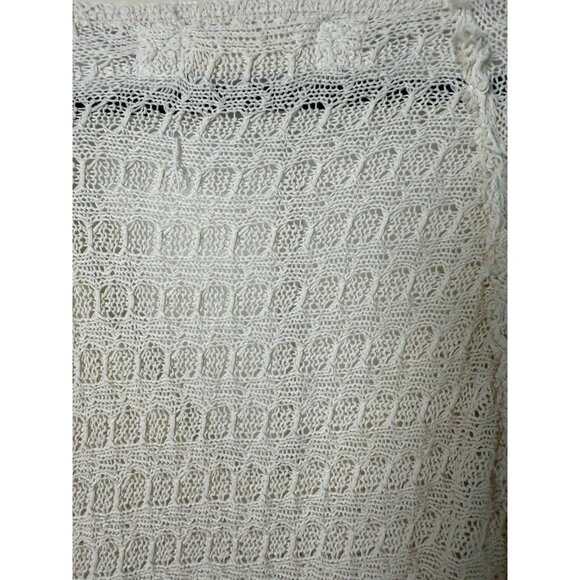 Free People cream Thien’s Hacci dolman sleeve winter casual sweater Medium - Picture 9 of 15